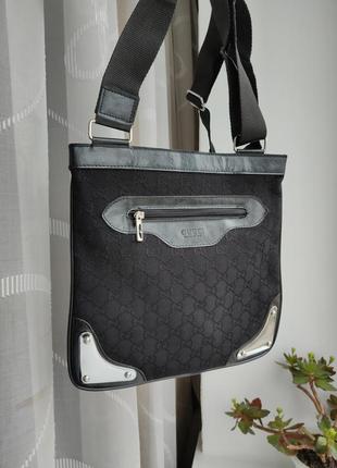 Сумка мессенджер gucci monogram монограмна сумка через плече gucci gg