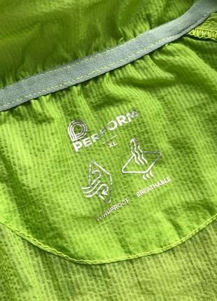 Спортивна вітровка perform windproof light jacket green6 фото