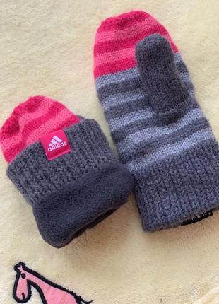 Рукавички, рукавиці, перчатки від adidas stripy cd30443 фото