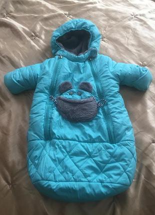 Дитячий зимовий комбінзон 0-6 місяців