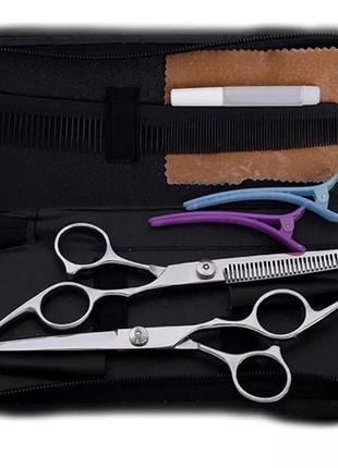 Простые в использовании парикмахерские ножницы из нержавеющей стали прямые