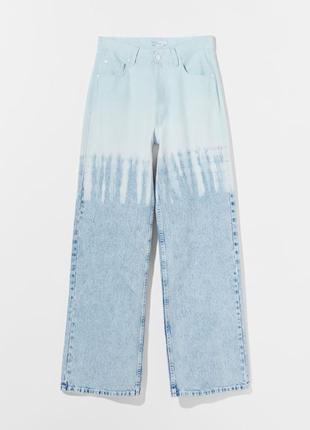 Стильні круті джинси палаццо від bershka джинсові штани брюки1 фото