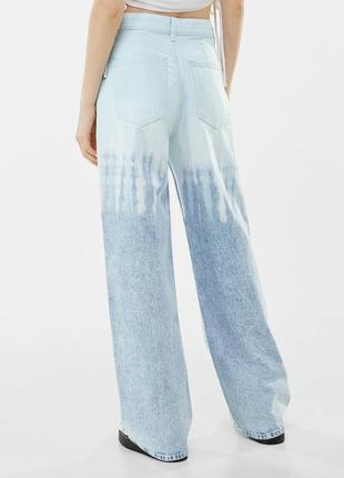 Стильні круті джинси палаццо від bershka джинсові штани брюки3 фото