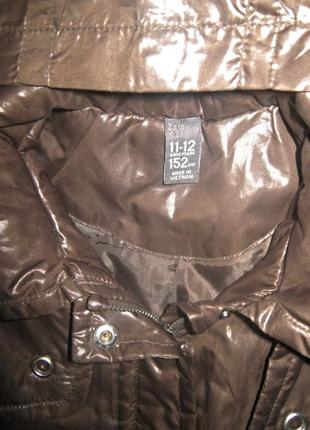 Zara kids. куртка плащ з капюшоном 2