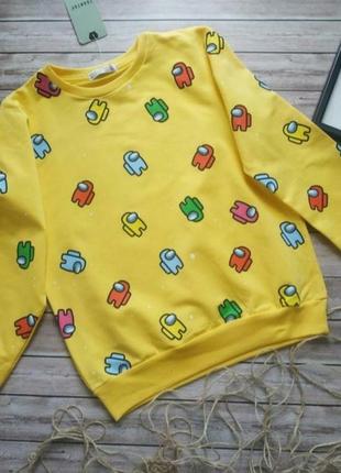 Світшот,реглан among us, амонг ас