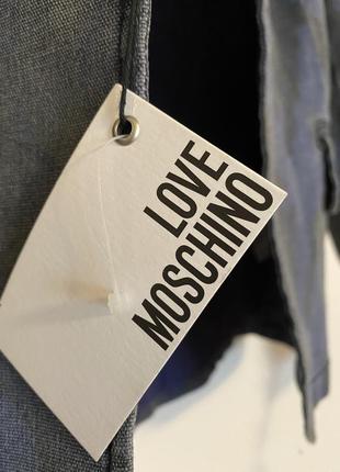 Пиджак moschino оригинал новый джинс стрейч2 фото