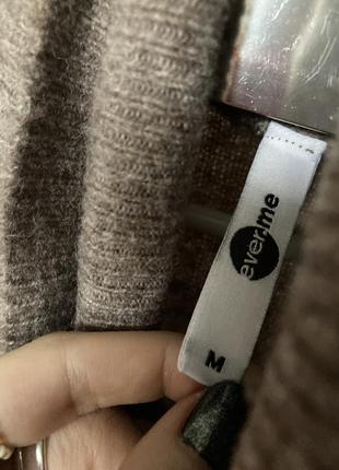Платье свитер свободного кроя объемный рукав тренд8 фото