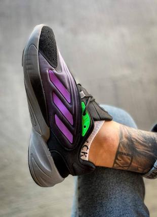 Кросівки adidas ozelia black/purple4 фото