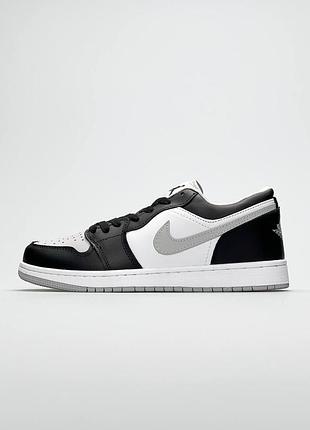 🔥чоловічі кросівки nike air jordan low white black gray x