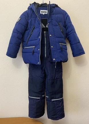 Дитячий зимовий комбінезон для хлопчика donilo 98+6