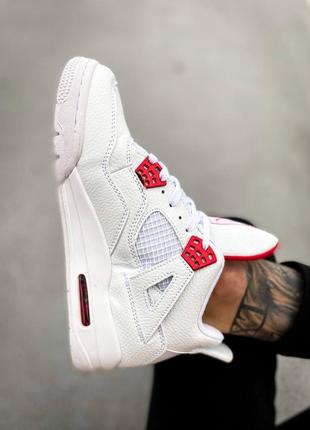 Мужские кроссовки nike air jordan 4 retro metallic red 40-41-42-43-44-452 фото