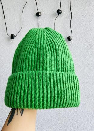 Зелена шапка h&m