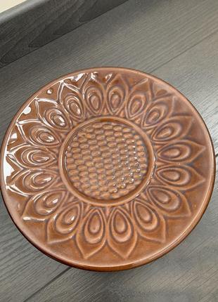 Декоративна тарілка кераміка1 фото