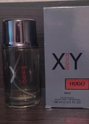 Чоловіча туалетна вода hugo xy, 100 мл без плівки