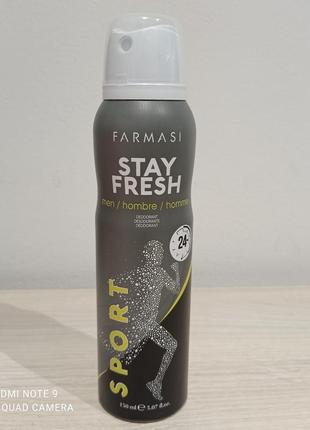 Чоловічий дезодорант stay fresh sport
від фармасі