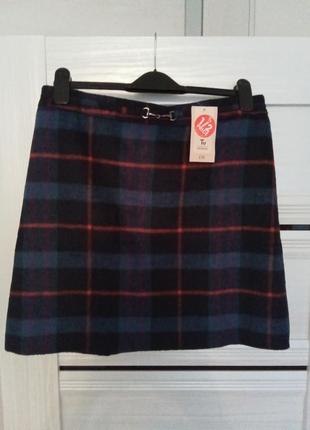 Брендовая новая тёплая юбка р.14.