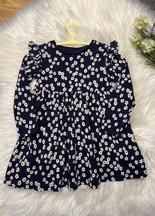 Плаття/сукня/нарядное платье цветочный принт/платье с длинным рукавом