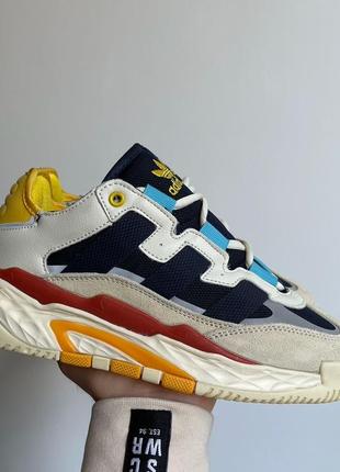 Мужские кроссовки adidas niteball blue yellow#адидас5 фото