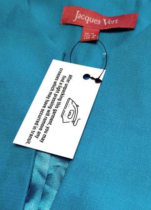 Брендовый пиджак блейзер jacques vert вискоза этикетка3 фото