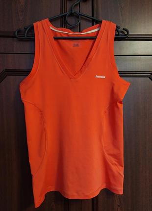 Коралова спортивна майка reebok, розмір м, сток