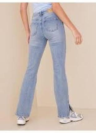 Джинси з розрізами /джинси кльош2 фото