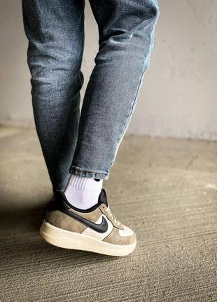 Кросівки nike air force low brown7 фото