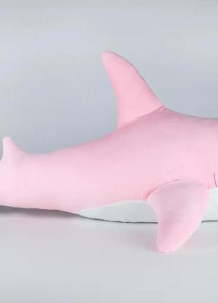 Мягкая игрушка акула 107см розовая2 фото
