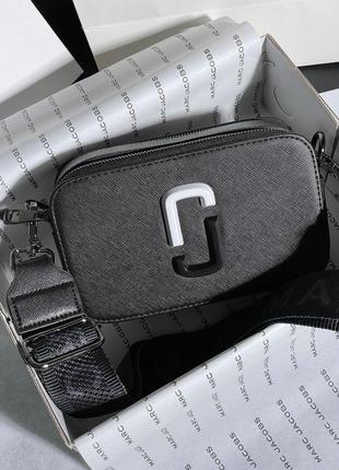 Жіноча  чорна сумка через плече marc jacobs 🆕маленька сумка крос боди