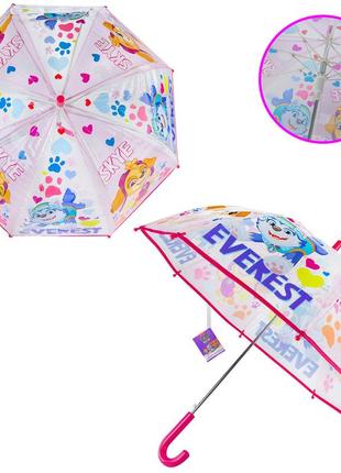 Зонт детский p p pl82140 (60шт/5) прозрачный, пласт спицы, длина 68см, диаметр купола 78см1 фото