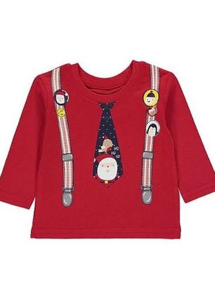 Новорічний реглан англ.фірми george,р.6-9м.