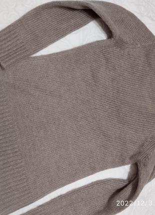 Светр пуловер в'язаний косичка базовий4 фото