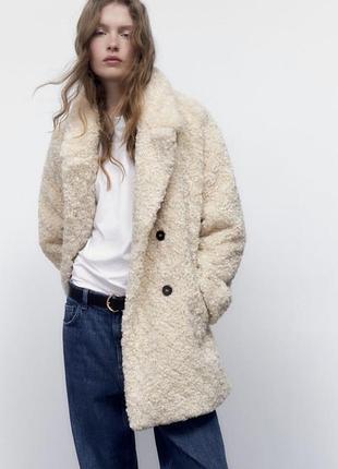 Шубка zara, в наличии s