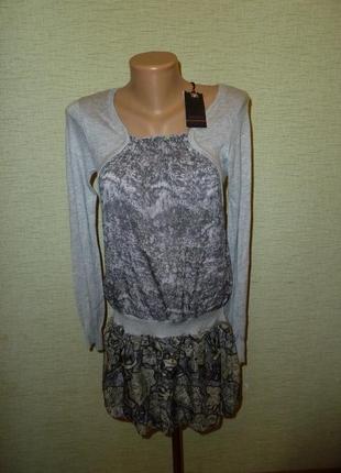 Fracomina (італія) нове трикотажне плаття , р s склад