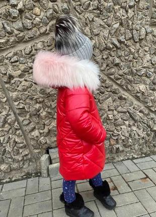 Пальто зимове / пуховик/ подовжена куртка4 фото