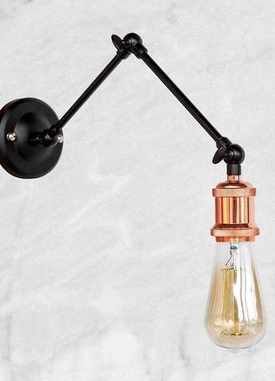 Бра цвета розовое золото "industrial retro" (52-wz1106)