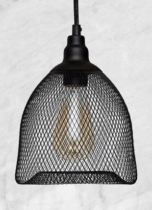 Чорний підвіс з металевої сітки (07-p144f-1 bk)
