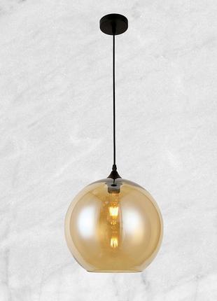 Кавовий 30см-куля скляний підвіс
