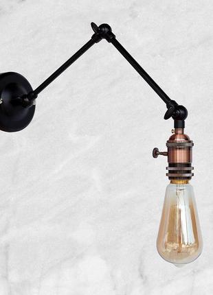Бронзовое бра "industrial retro" (52-wz1505)