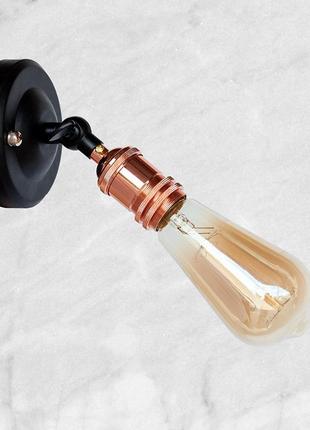 Бра цвета розовое золото "industrial retro" (52-wa1406)