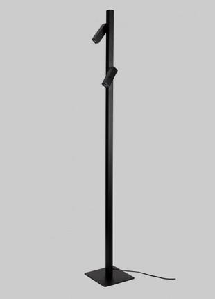 Чорний металевий торшер у стилі мінімалізм (919-2071 bk)