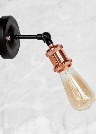 Бра цвета розовое золото "industrial retro" (52-wв1106)