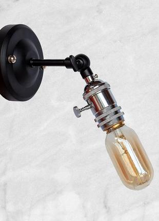 Бра цвета хром "industrial retro" (52-wв1501)