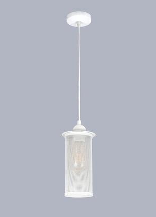 Білий металевий підвіс індастріал-лофт (907-012f-1 wh)