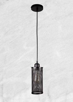 Чорний металевий підвіс індастріал-лофт (907-012f-1 bk)