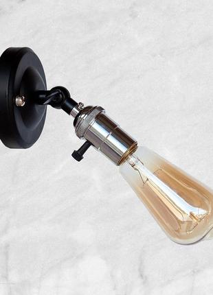 Бра цвета хром "industrial retro" (52-wa1901)