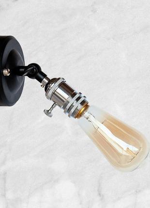 Бра цвета хром "industrial retro" (52-wa1501)
