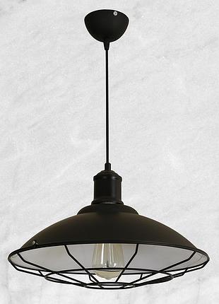 Чорно-білий металевий підвіс у стилі лофт (54-6557-1 bk+wh)