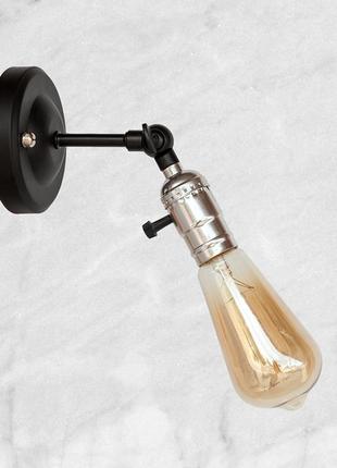Бра цвета хром "industrial retro" (52-wв3401)