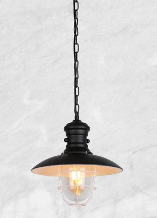 Чёрный подвес в стиле лофт (52-9102-1 bk)
