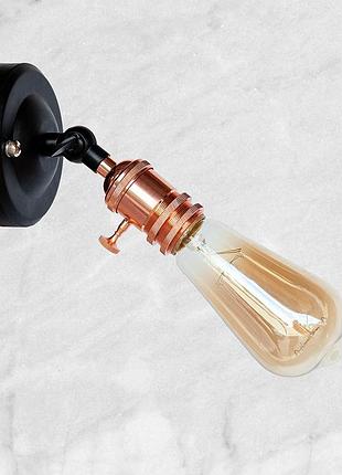 Бра цвета розовое золото "industrial retro" (52-wa1506)